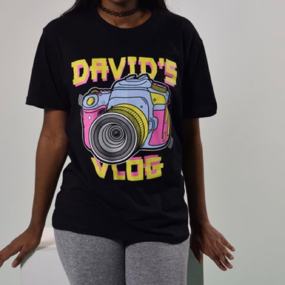 David Dobrik “David’s Vlog” Camera shirt